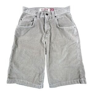 GAP‎ Blue Jeans Corduroy Shorts Mens 29 Khaki Wide Leg Made in USA Vintage Y2K